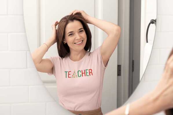 T🎄ACHER Unisex Tee - Happy Holidays from Your Favorite Teacher! 🎁 Women's Softstyle Tee - Whippie's