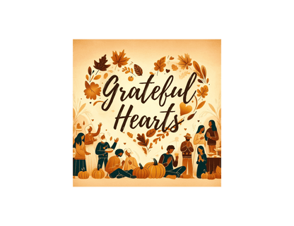 Grateful Heart - Celebrating Community & Gratitude 🍂❤️ - Unisex T-Shirt - Whippie's