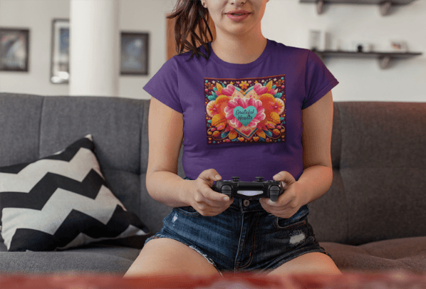 Grateful Hearts - A Celebration of Love and Gratitude 🧡💛❤️ - Women's Softstyle Tee - Whippie's