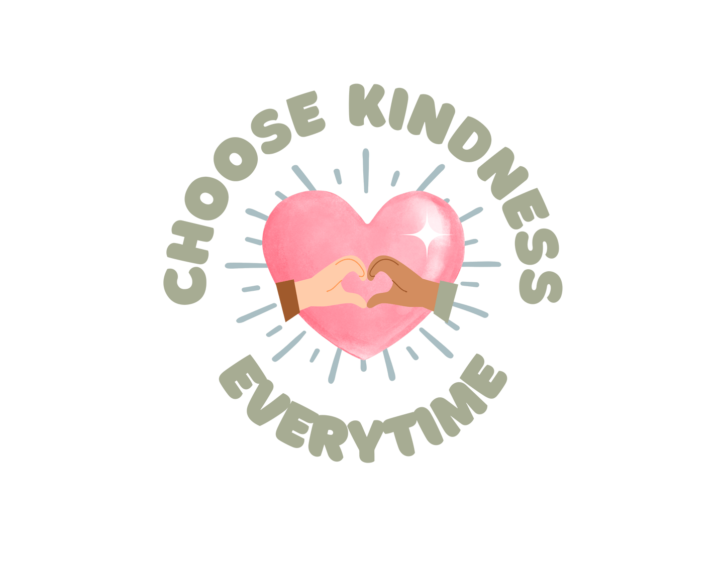Choose Kindness Everytime - Spread the Love ❤️ - Unisex T-Shirt - Whippie's