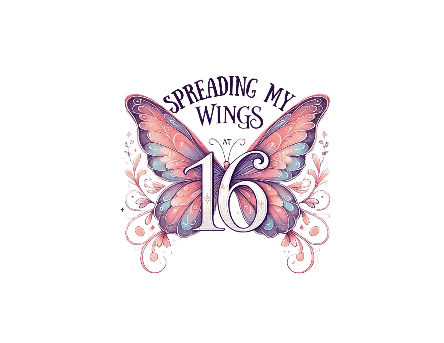 Spread My Wings at 16 - Soaring into a New Chapter 🦋 - Women's Softstyle Tee - Whippie's