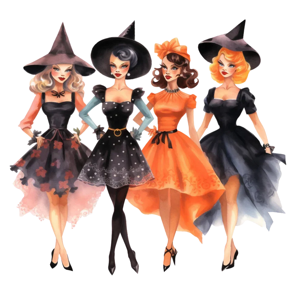 Trouble's a-Brewing: Sisterhood of Spells Tee - Halloween Squad!