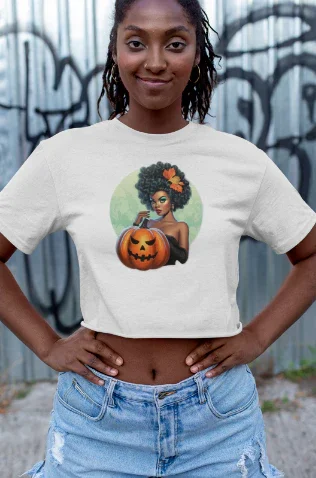 Vintage Halloween Beauty Women's Favorite Tee - Spooky Chic! 🎃✨