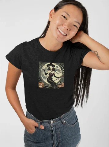 Bewitching Beauty Women's Favorite Tee - Fly High, Witchy Woman! 🧙‍♀️🌙