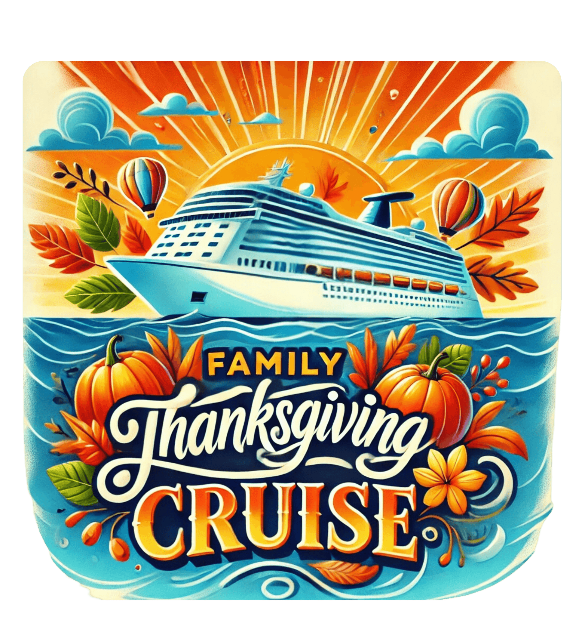 Family Thanksgiving Cruise - Gobble 'til You Wobble! 🚢🍂 Women's Midweight Cotton Tee - Whippie's
