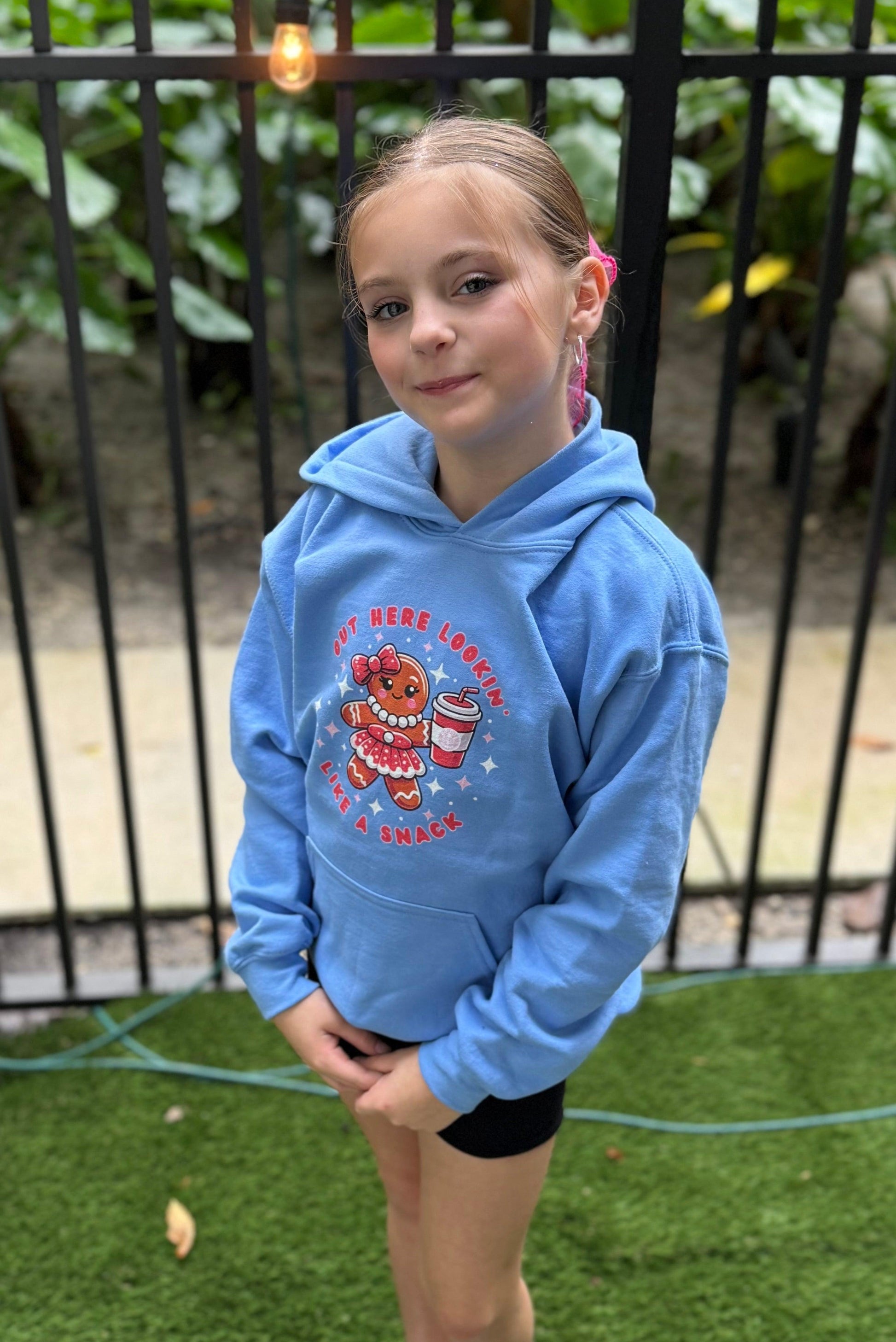 Out Here Lookin' Like a Snack 🍪 ☕ Youth Hoodie 🎄 - Whippie's