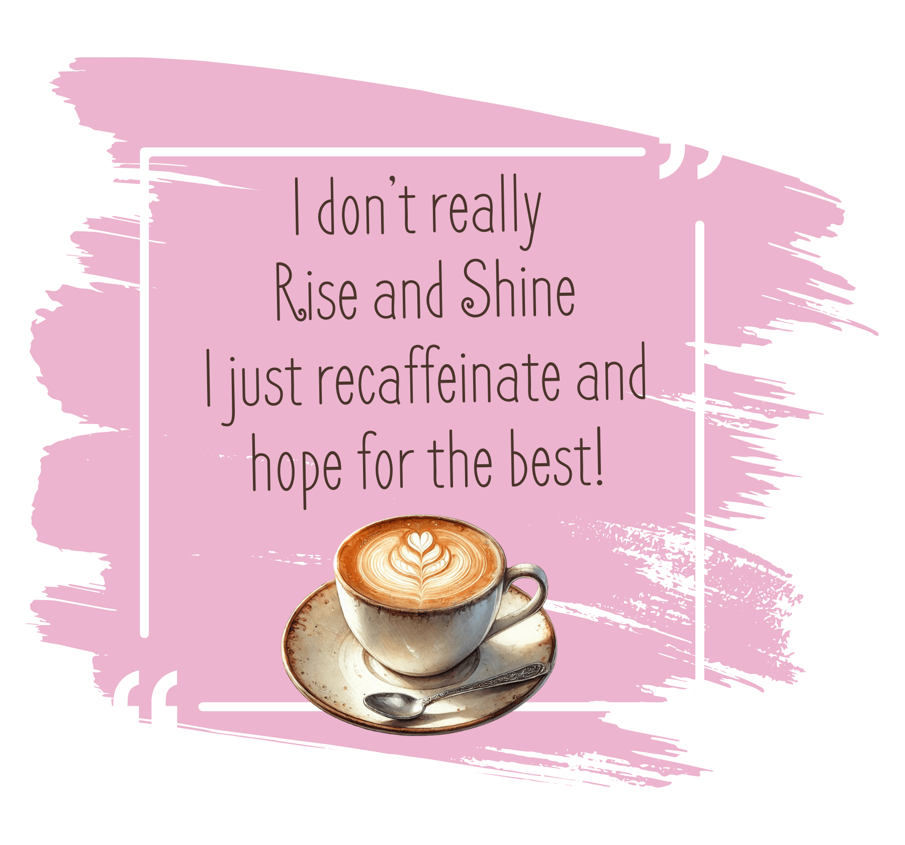 Recaffeinate & Hope Unisex Tee - But First, Coffee! ☕️💖 - Whippie's