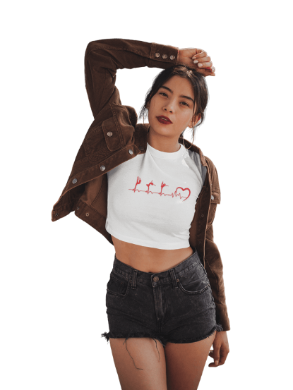 Dance is Life Women's Crop Top - Feel the Beat! ❤️ - Whippie's
