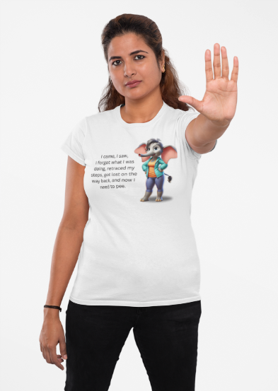 "I Came, I Saw..." Mom Brain - Women's Tee