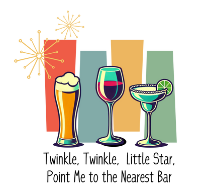 Twinkle, Twinkle, Little Star, Point Me to the Nearest Bar Unisex HD Cotton™ T-shirt