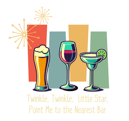 Twinkle, Twinkle, Little Star, Point Me to the Nearest Bar Unisex HD Cotton™ T-shirt