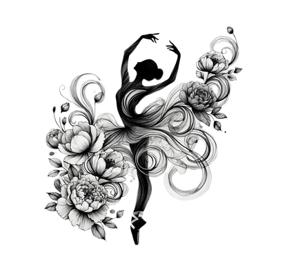 Ink & Grace Women's Tee - Dance with Passion! 🩰✨ - Whippie's