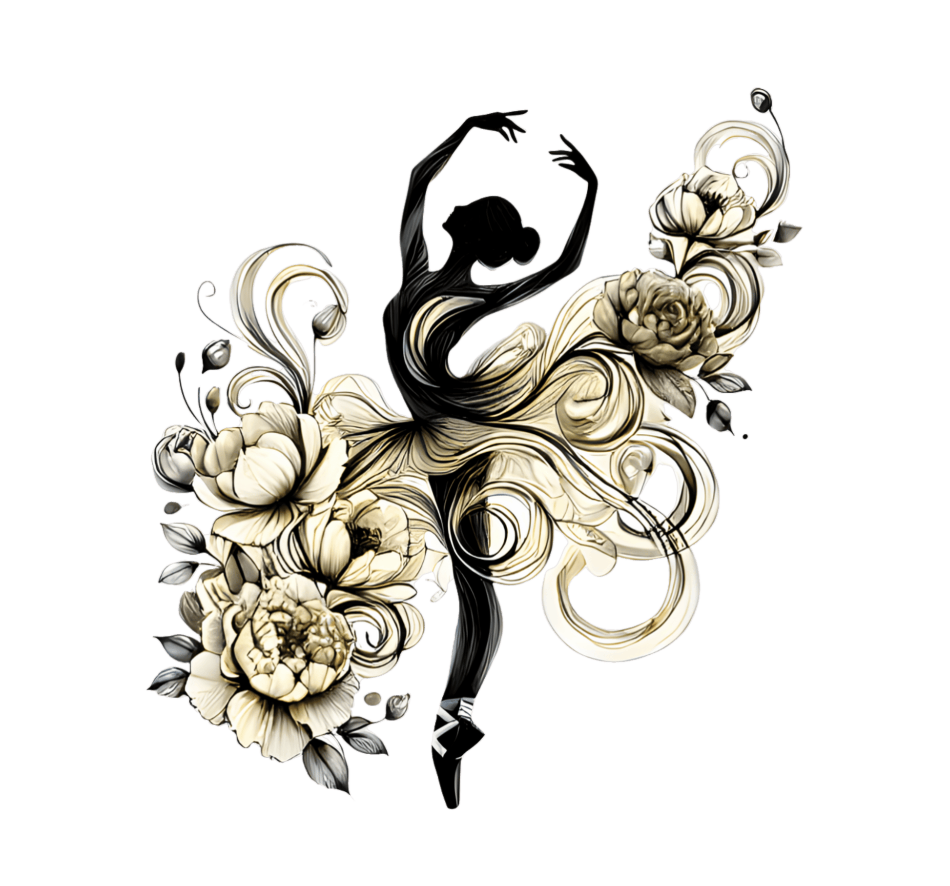 Ink & Grace Women's Tee - Dance with Passion! 🩰✨ - Whippie's