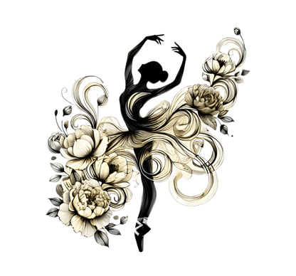 Ink & Grace Women's Tee - Dance with Passion! 🩰✨ - Whippie's