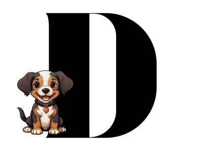 Alphabet Adventures: Letter D - Dog Baby Onesie Dress Your Little Darling in Dog-gone Delightful Style - Whippie's