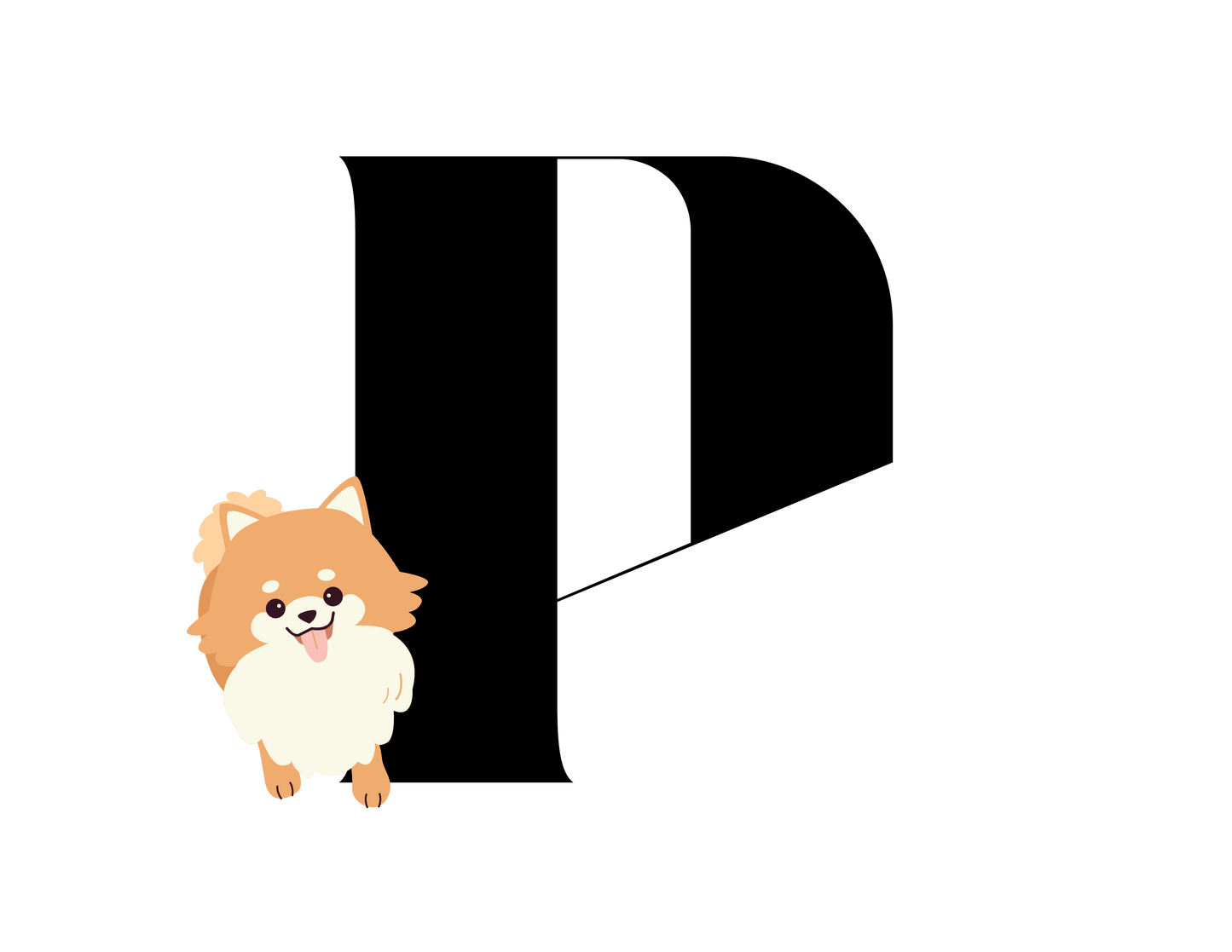 Alphabet Adventures: Letter P - Precious Pomeranian Baby Onesie P is for Precious Pomeranian! - Whippie's