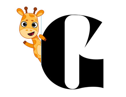 Alphabet Adventures: Letter G - Curious Giraffe Baby Onesie G is for Giggly Giraffe! - Whippie's