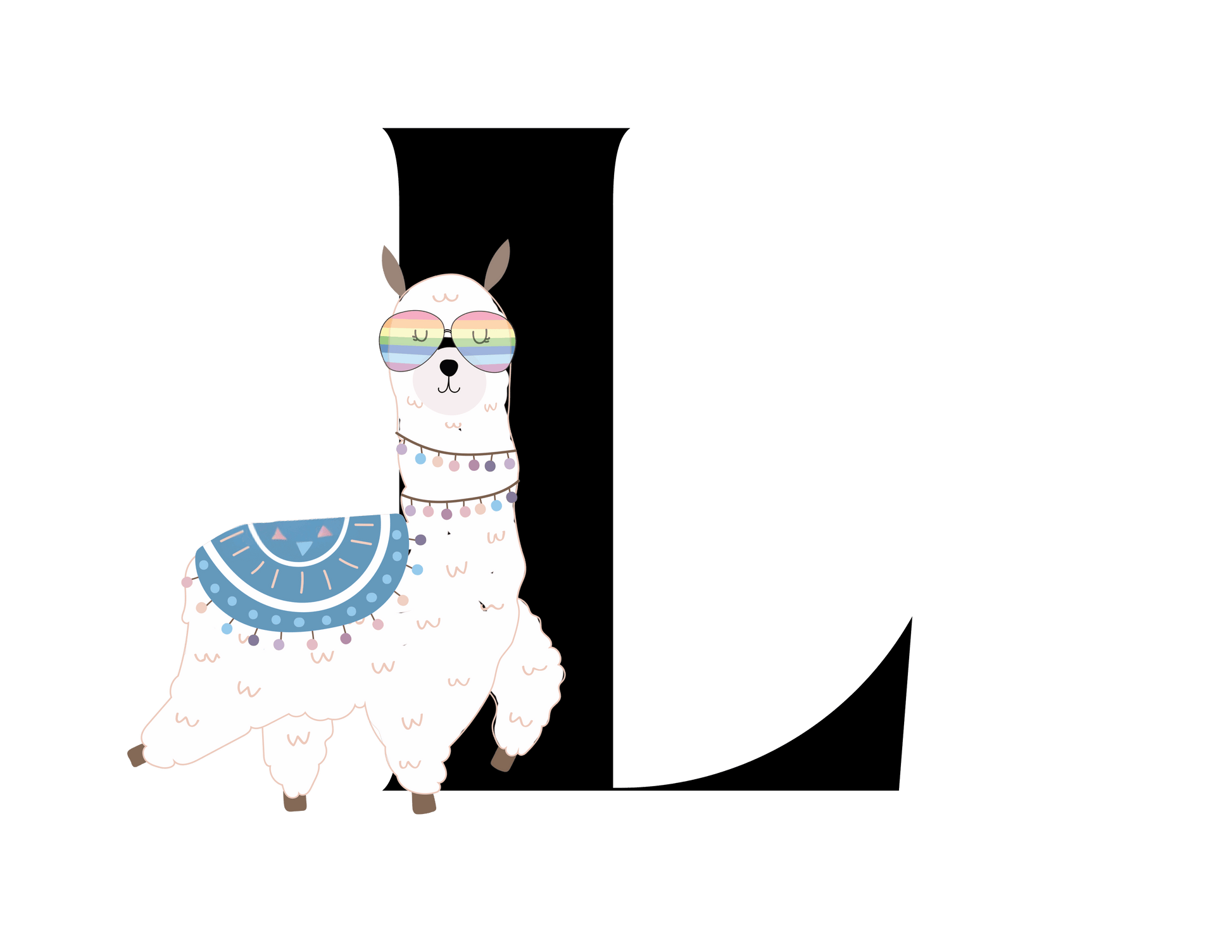 Alphabet Adventures: Letter L - Llama Baby Onesie L is for Llama Lovin' - Whippie's