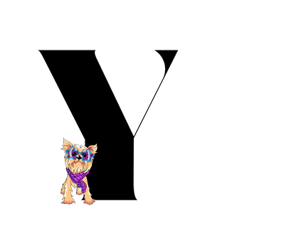 Alphabet Adventures: Letter Y - Yappy Yorkie Baby Onesie - Personalizable - Whippie's