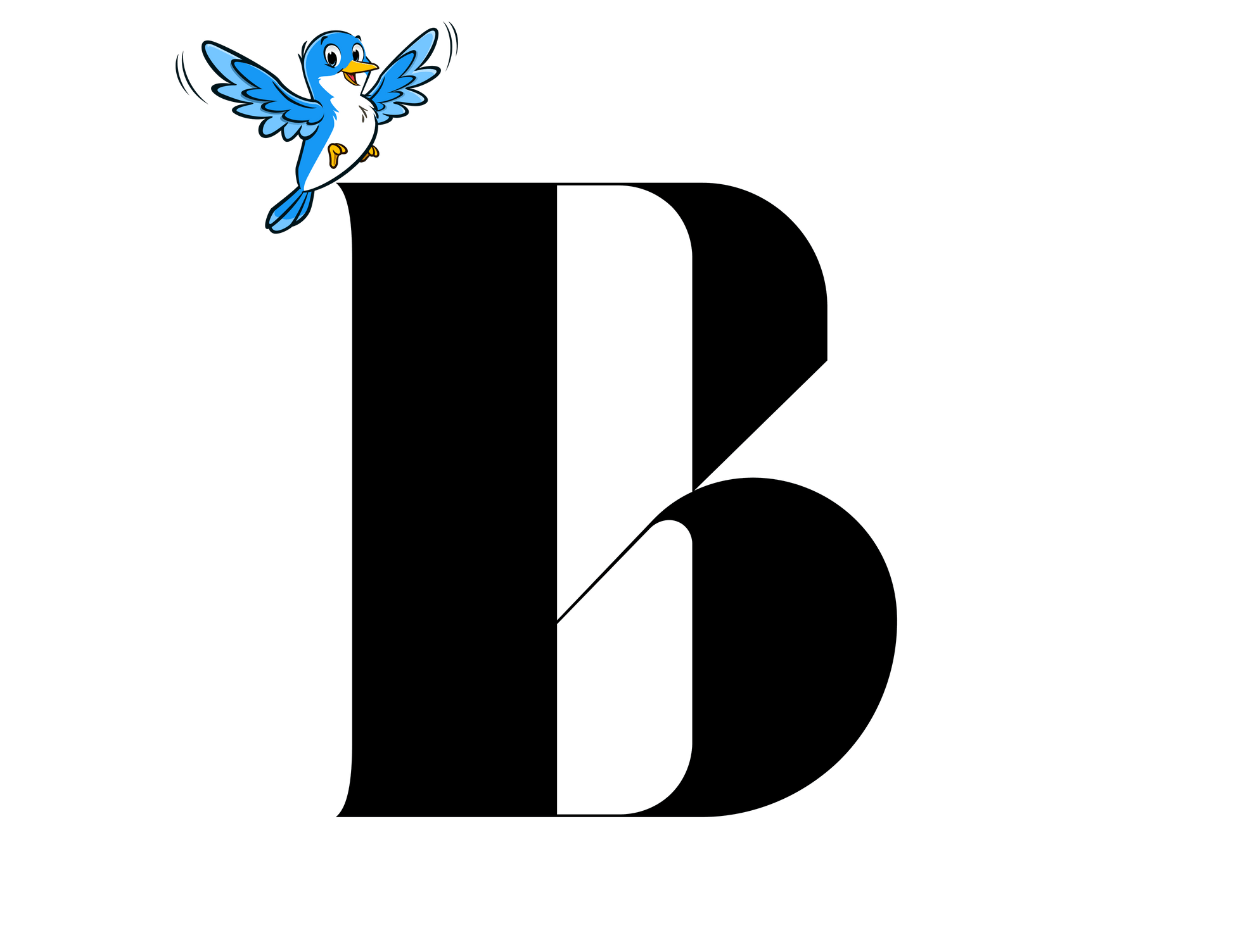 Alphabet Adventures: Letter B - Beautiful Bluebird Baby Onesie B is for Beautiful Bluebird! - Whippie's