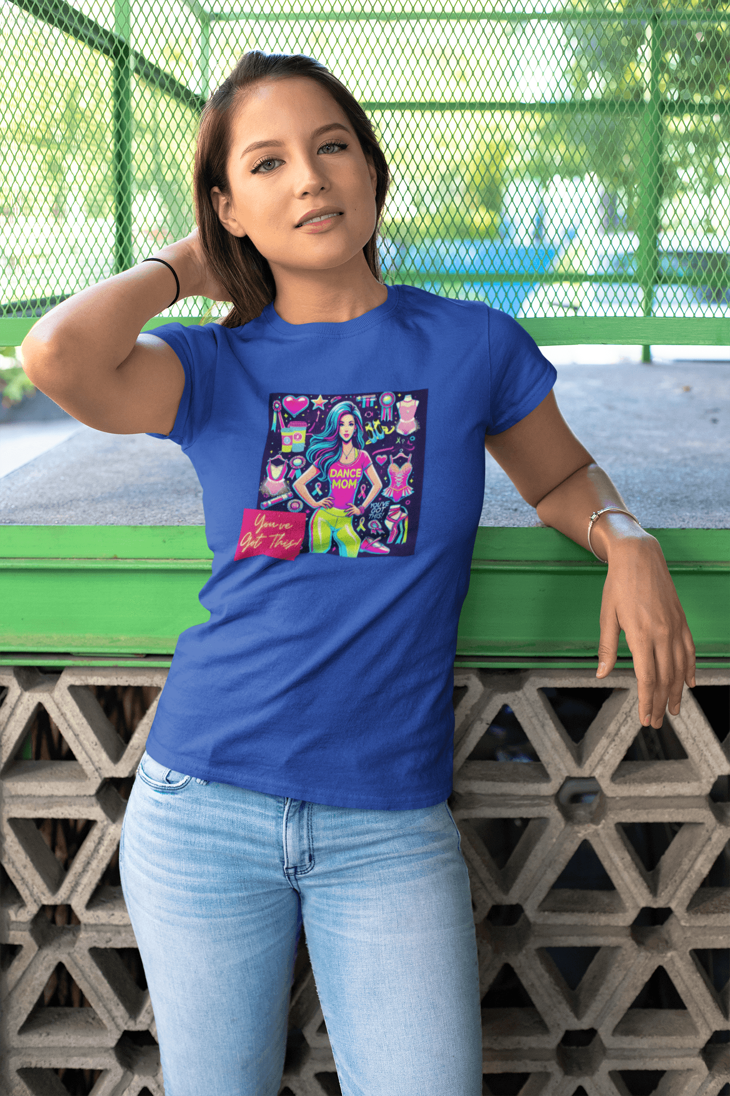 Dance Mom: You've Got This - Stylish Brunette Mom - Women's Softstyle Tee Celebrate Your Inner Dance Mom! - Whippie's