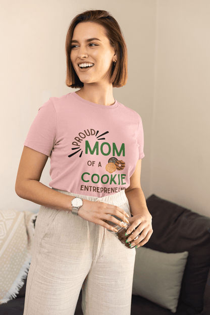 Proud Mom of a Cookie Entrepreneur - Women's Tee Celebrate Your Little Cookie Boss! - Whippie's