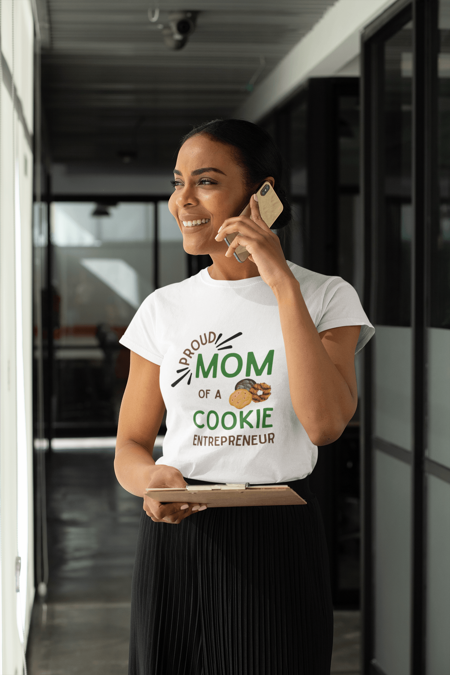 Proud Mom of a Cookie Entrepreneur - Women's Tee Celebrate Your Little Cookie Boss! - Whippie's