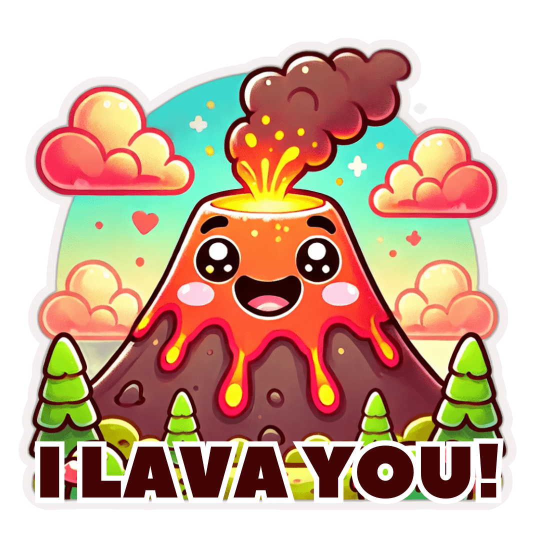 I Lava You - Baby Onesie ❤️🌋 - Whippie's
