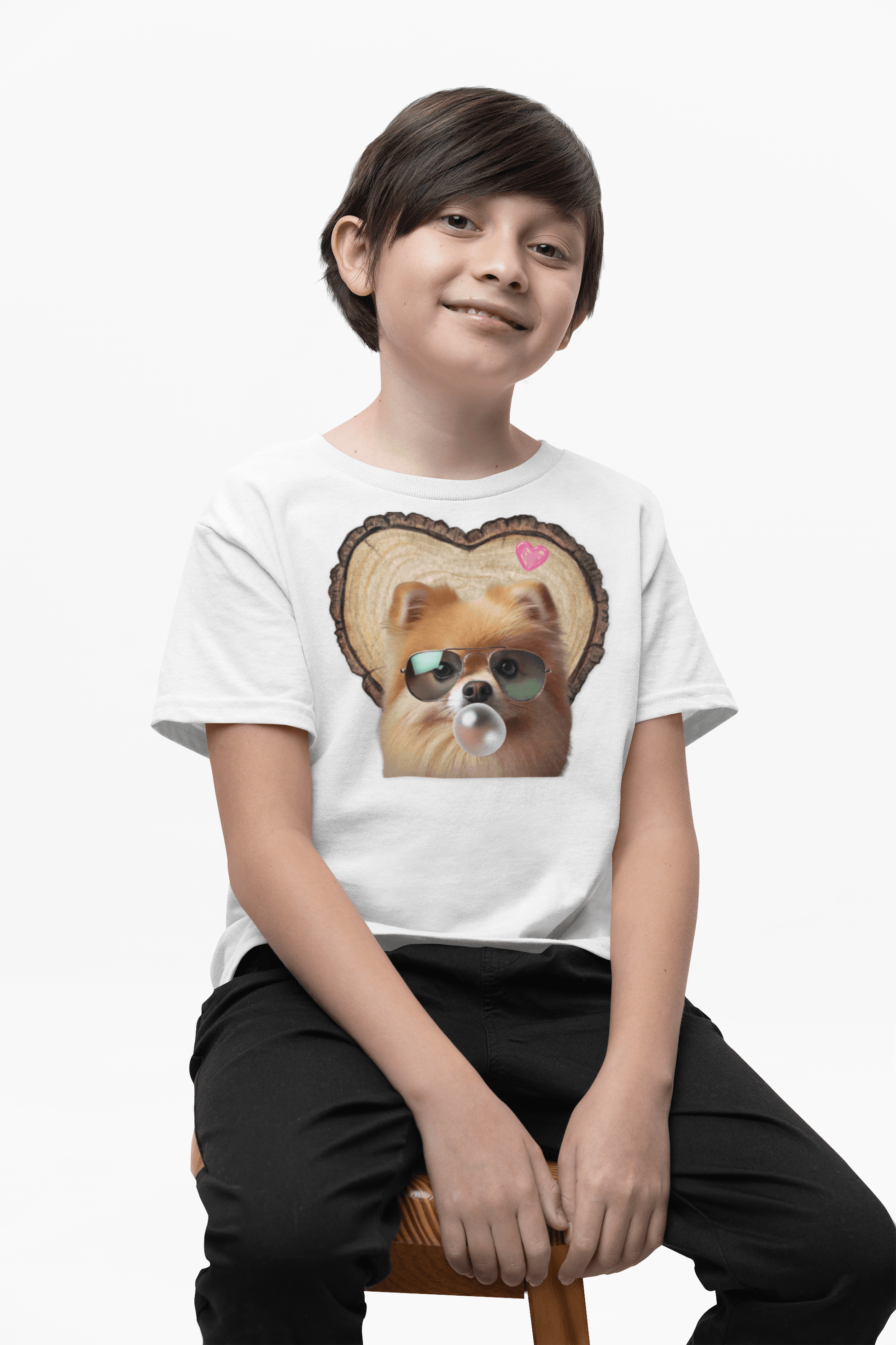 Pom Love Youth Tee - 🐶💖 Spread the Pom Love! 💖🐶 - Whippie's