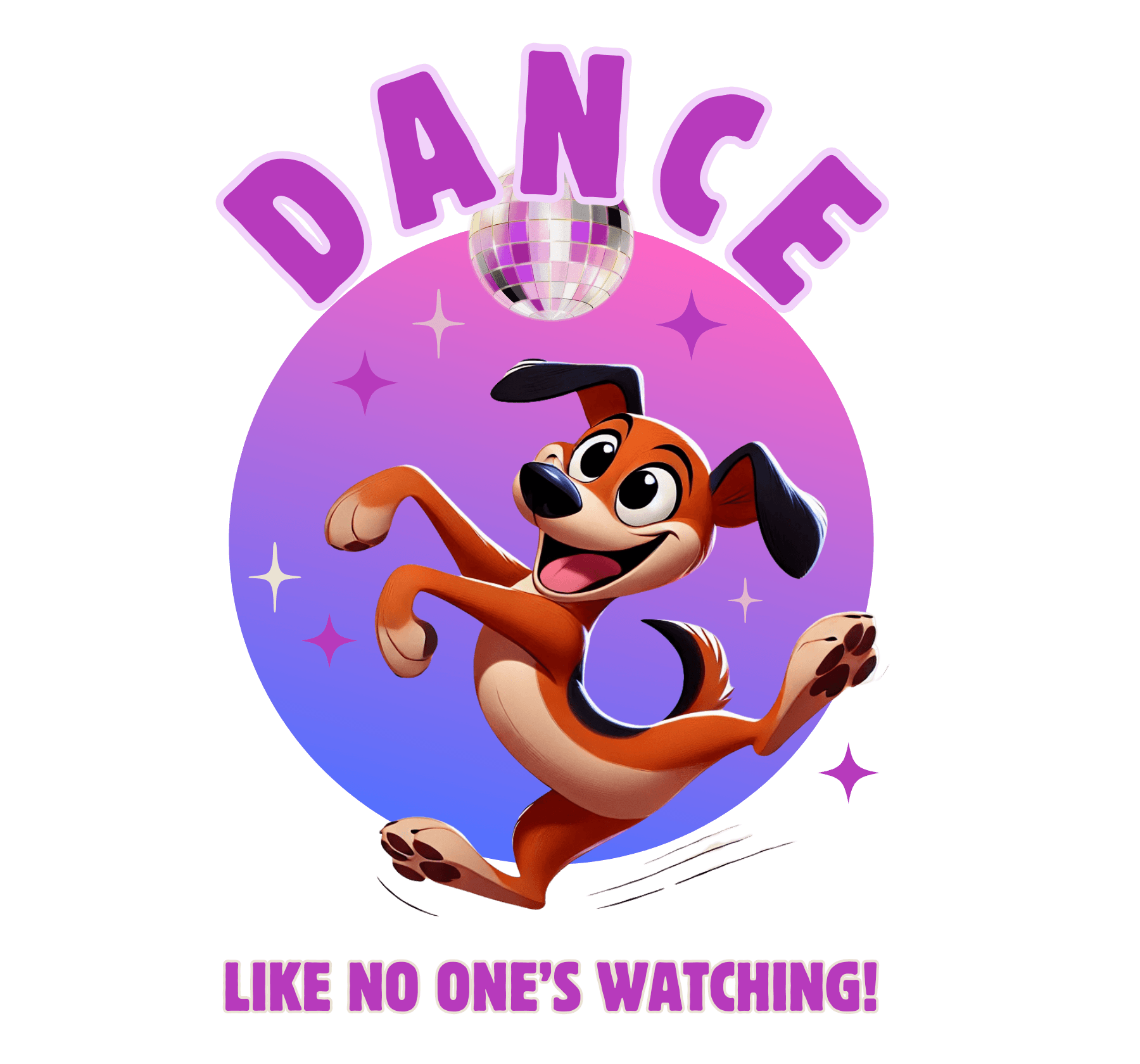 Paw-some Dance Moves Youth Tee - 🐾 Shake Your Tail Feather! 🐾 - Whippie's