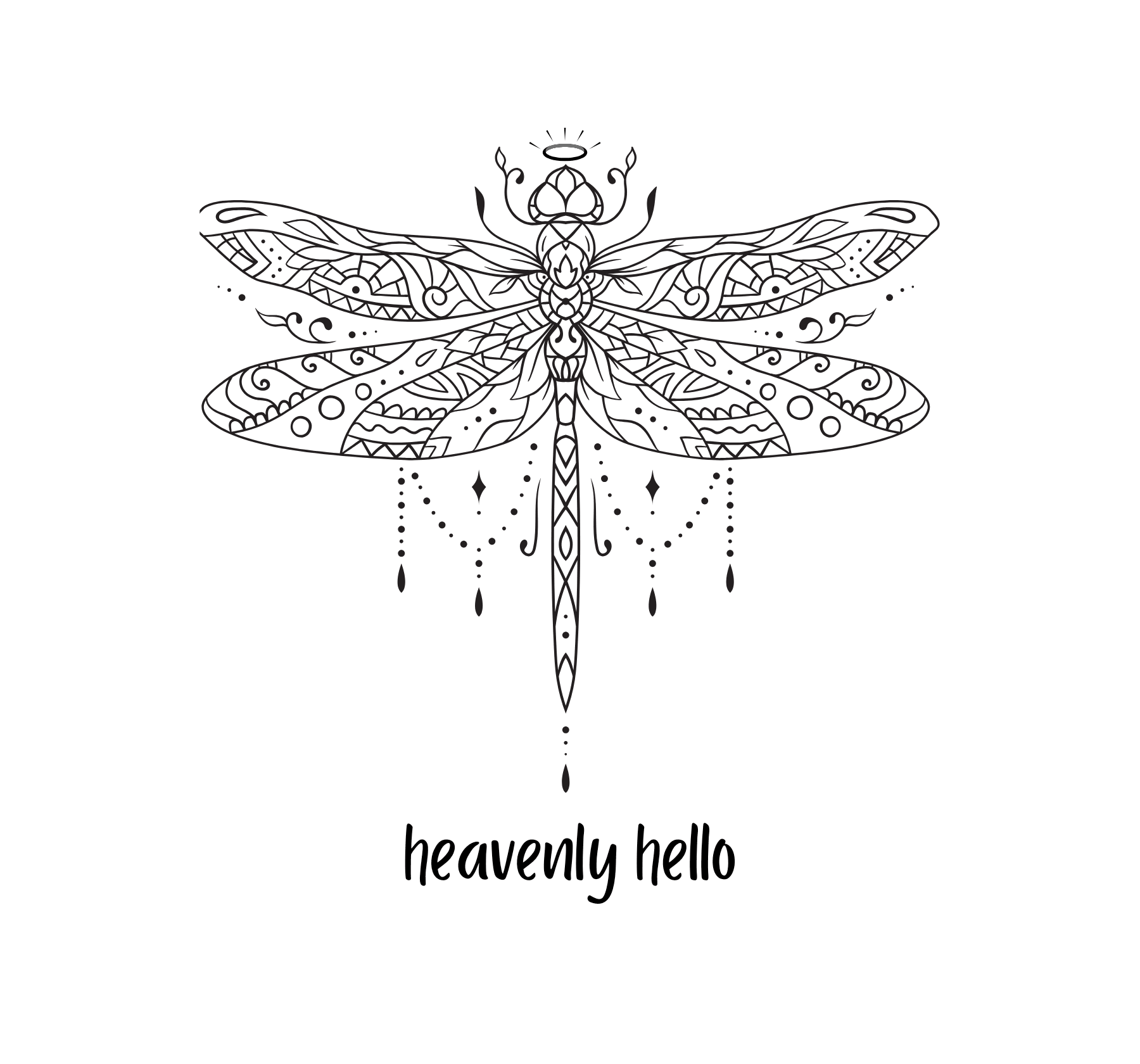 Heavenly Hello Tote Bag - 🕊️ Carry a Piece of Heaven with You 🕊️ - Whippie's