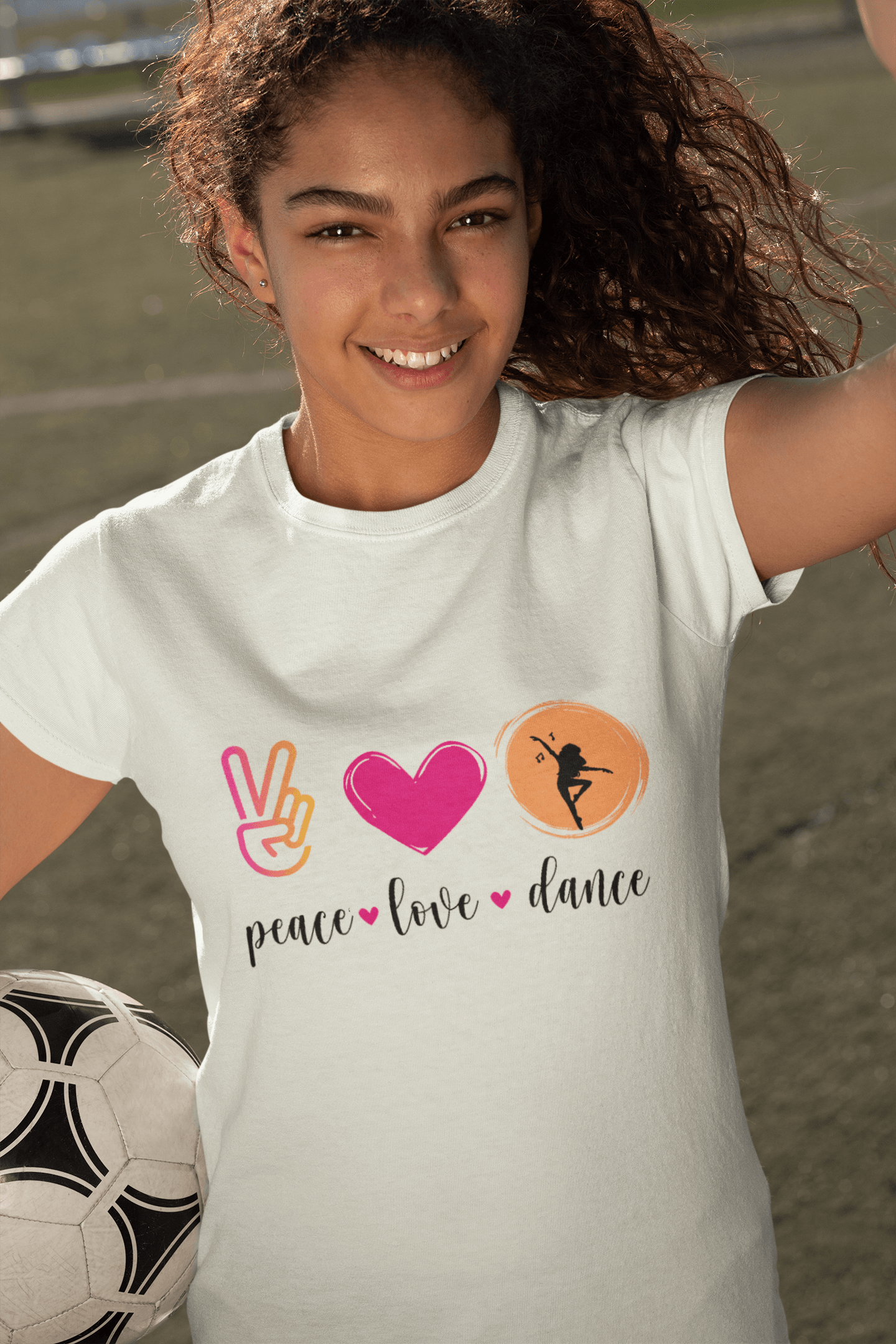 Peace, Love & Dance Unisex Jersey Tee - ✌️❤️💃 Express Yourself Through Movement! 💃❤️✌️ - Whippie's