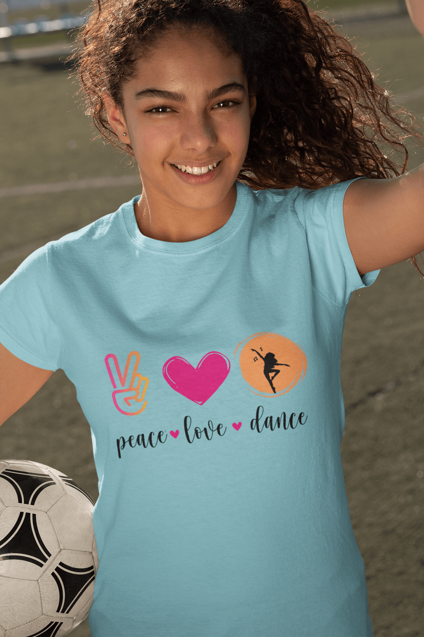 Peace, Love & Dance Unisex Jersey Tee - ✌️❤️💃 Express Yourself Through Movement! 💃❤️✌️ - Whippie's