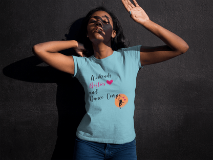 Weekends, Besties, & Dance Comps Unisex Jersey Tee - 👯‍♀️💖 Dance Friends Make the Best Friends! 💖👯‍♀️ - Whippie's