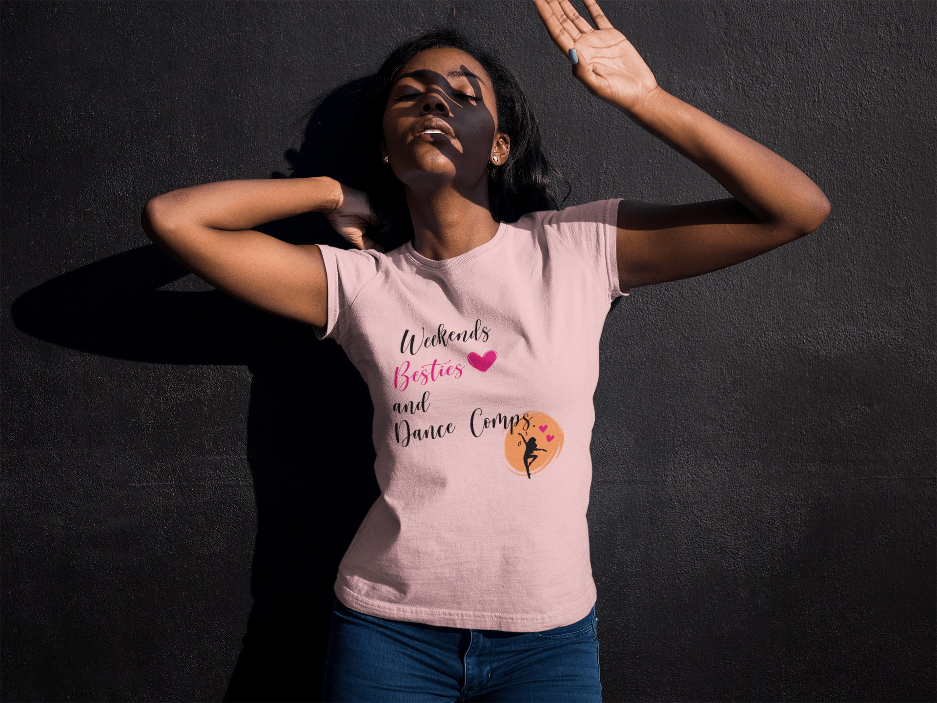 Weekends, Besties, & Dance Comps Unisex Jersey Tee - 👯‍♀️💖 Dance Friends Make the Best Friends! 💖👯‍♀️ - Whippie's