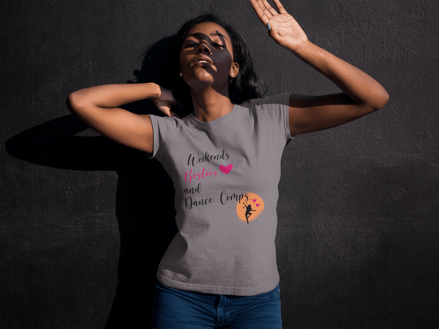 Weekends, Besties, & Dance Comps Unisex Jersey Tee - 👯‍♀️💖 Dance Friends Make the Best Friends! 💖👯‍♀️ - Whippie's