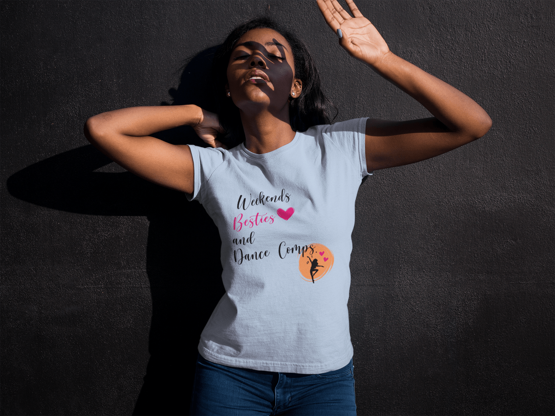 Weekends, Besties, & Dance Comps Unisex Jersey Tee - 👯‍♀️💖 Dance Friends Make the Best Friends! 💖👯‍♀️ - Whippie's