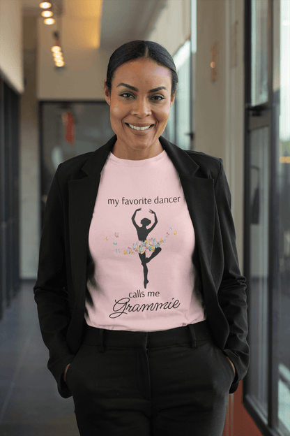 Butterfly Dancer - My Favorite Dancer Calls Me Mom - Women's Tee - 💖 Celebrate the Dancer in Your Life! 💖 - Personalizable - Whippie's