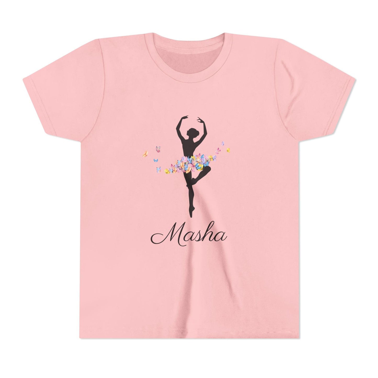 Butterfly Ballerina [Dancer Name] Youth Tee - Personalizable - Whippie's
