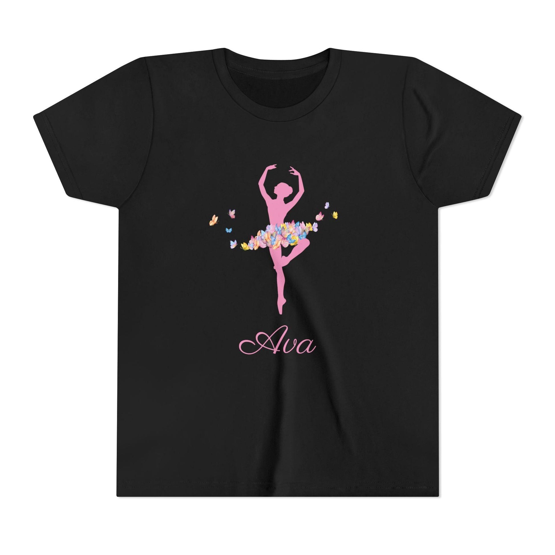 Butterfly Ballerina [Dancer Name] Youth Tee - Personalizable - Whippie's