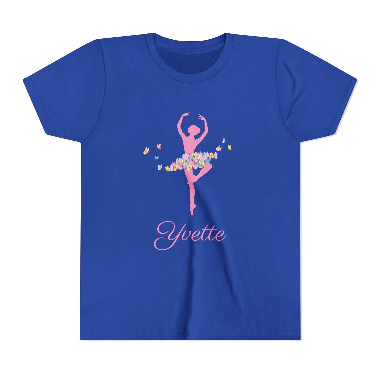 Butterfly Ballerina [Dancer Name] Youth Tee - Personalizable - Whippie's