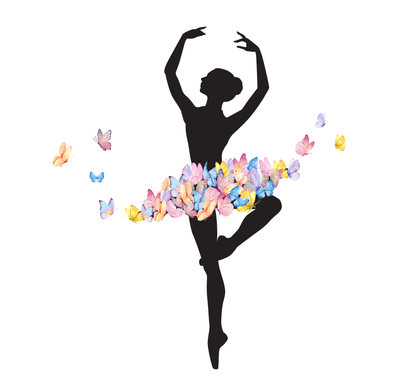 Butterfly Ballerina [Dancer Name] Youth Tee - Personalizable - Whippie's