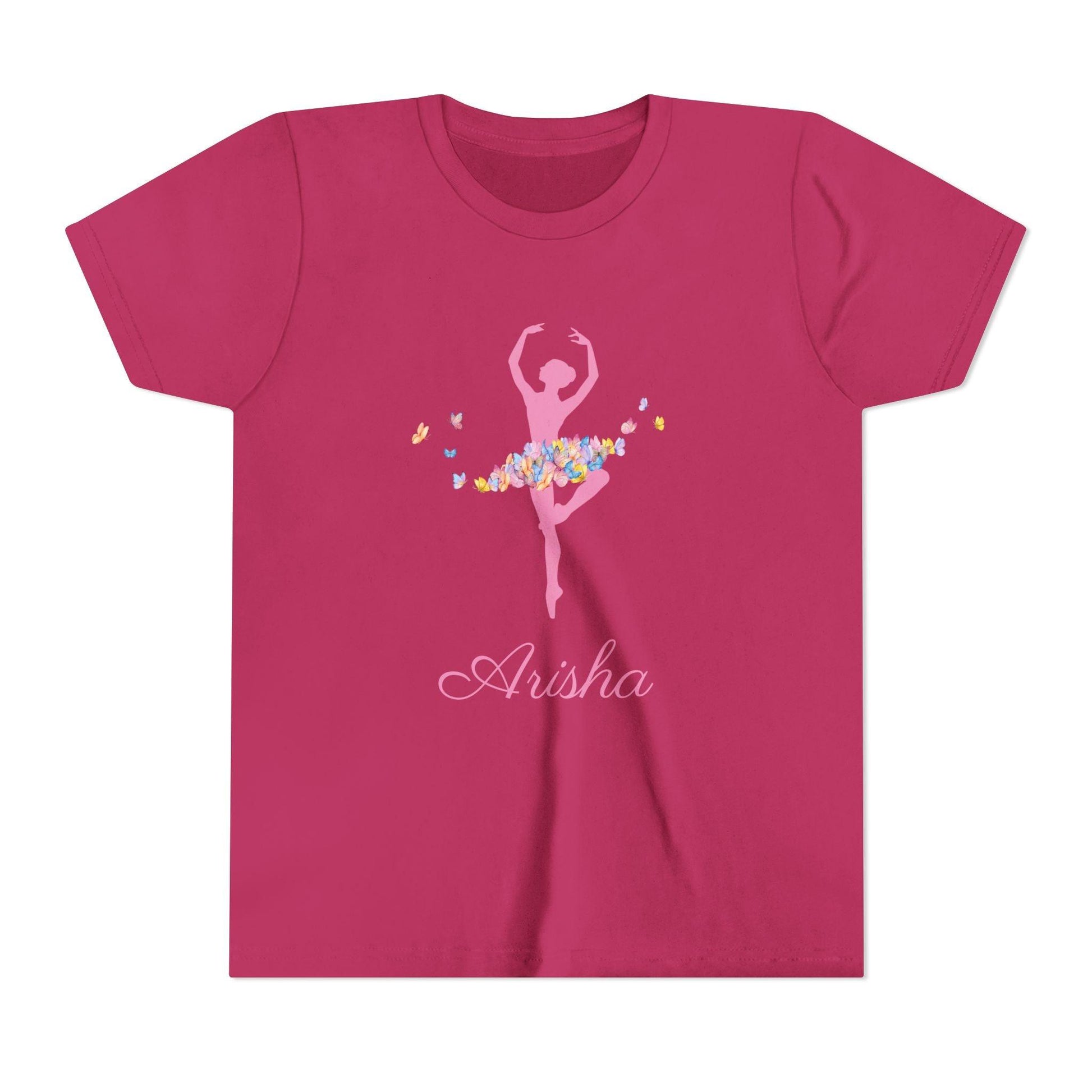 Butterfly Ballerina [Dancer Name] Youth Tee - Personalizable - Whippie's