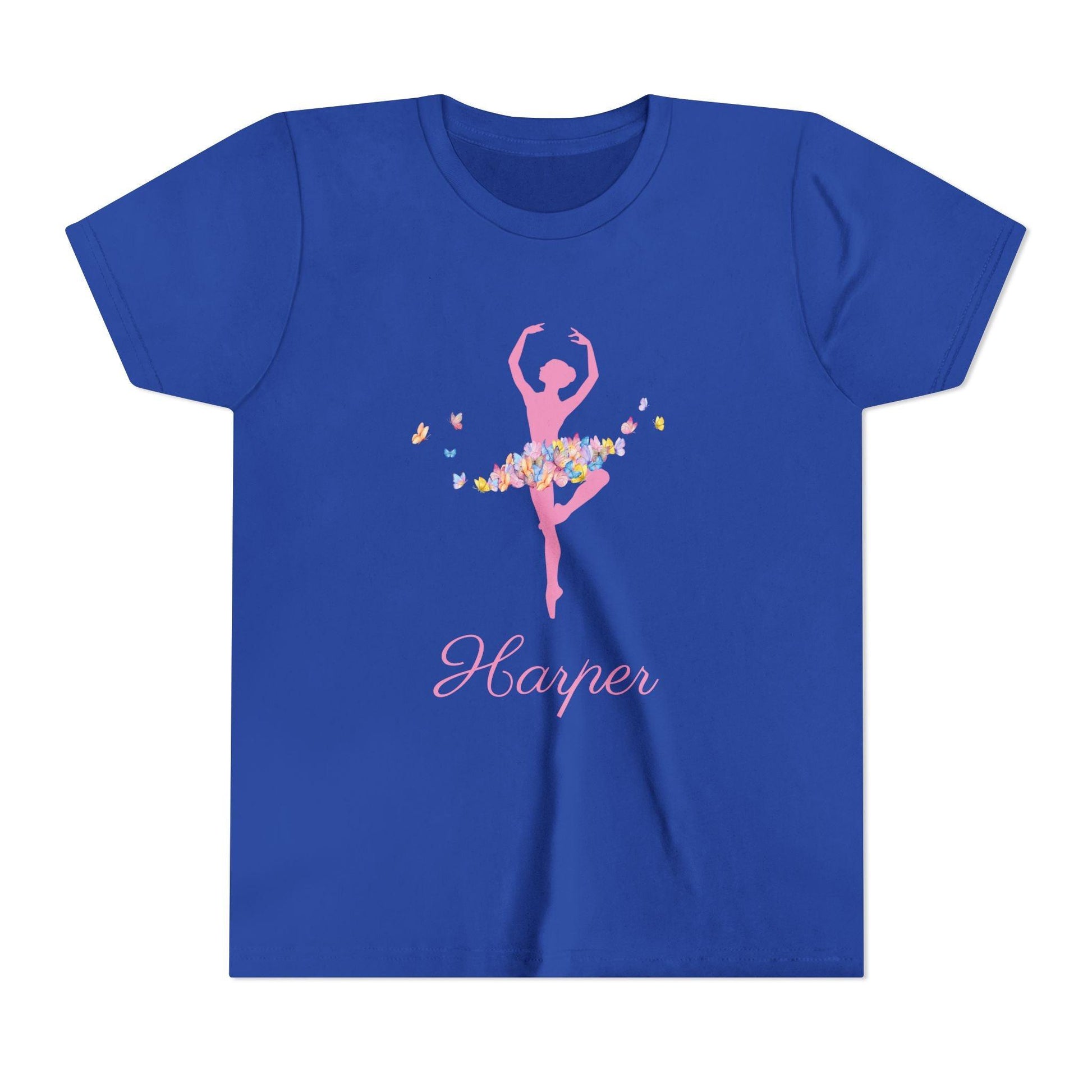 Butterfly Ballerina [Dancer Name] Youth Tee - Personalizable - Whippie's