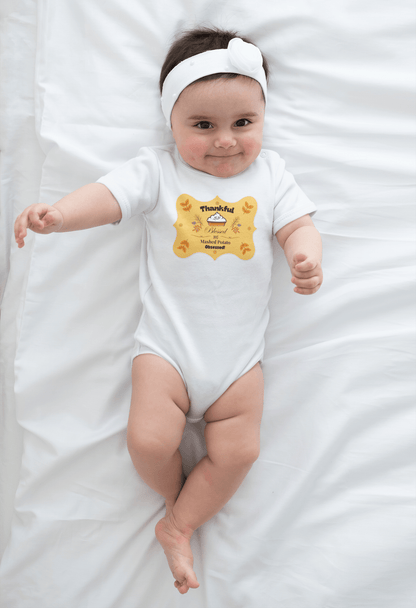Thankful, Blessed, and Mashed Potato Obsessed - Onesie - Whippie's