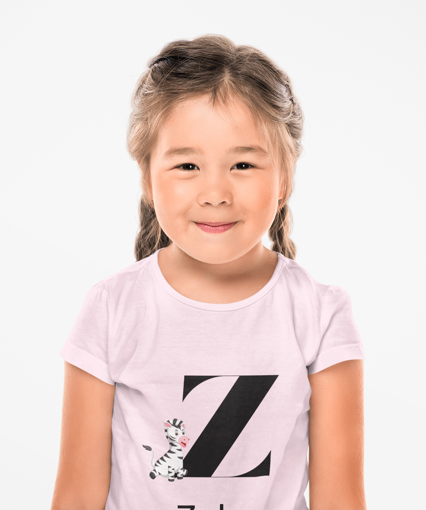 Alphabet Adventures: Letter Z - Zany Zebra Youth Tee - Personalizable - Whippie's