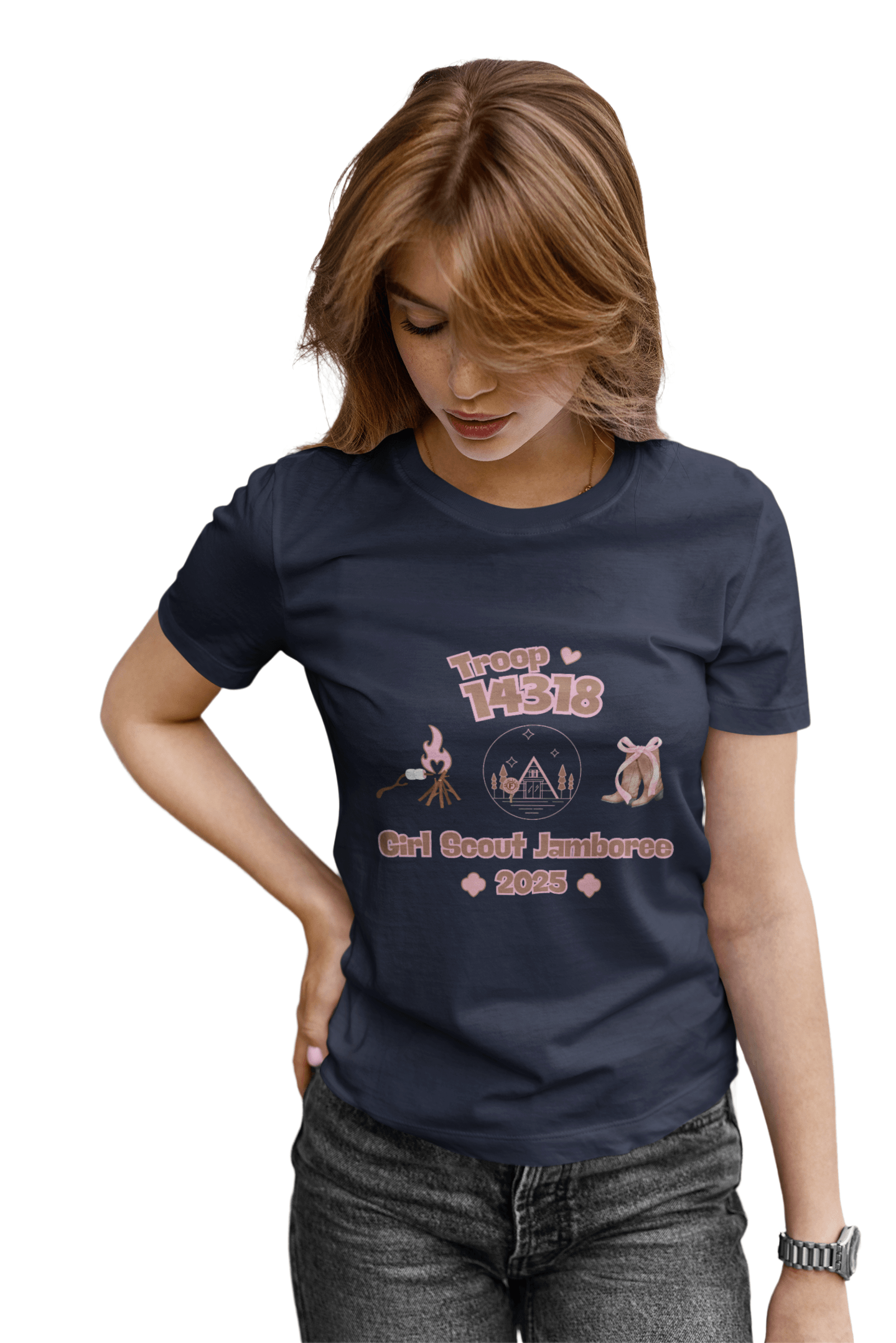Girl Scout Jamboree Women's Tee - 2025 - Personalizable - Whippie's