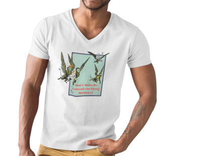 Wizard of Oz Don't Make Me Unleash the Flying Monkeys - V-neck Tee - Whippie's