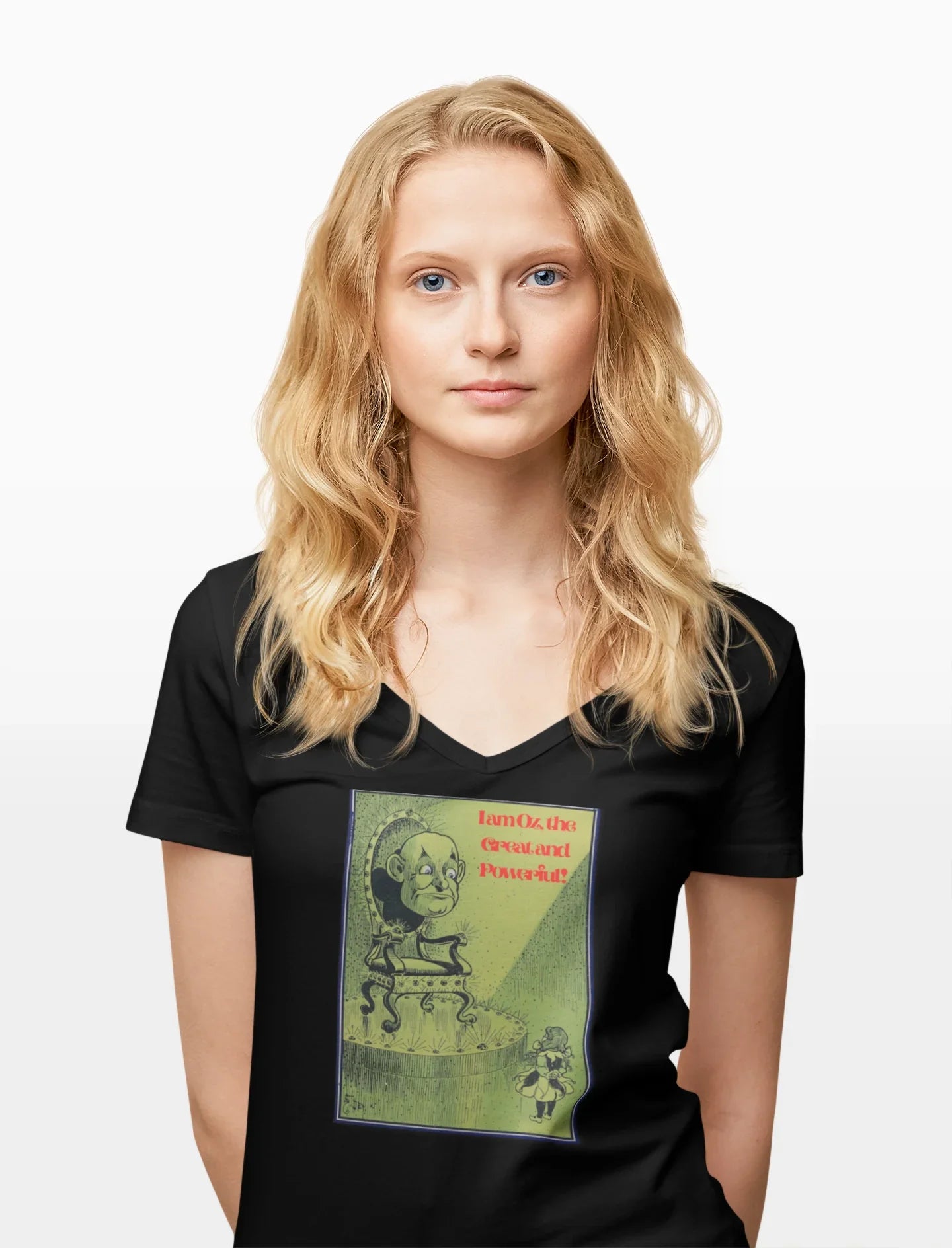 Wizard of Oz 'I am Oz, the Great and Powerful' - V-neck Tee - Whippie's
