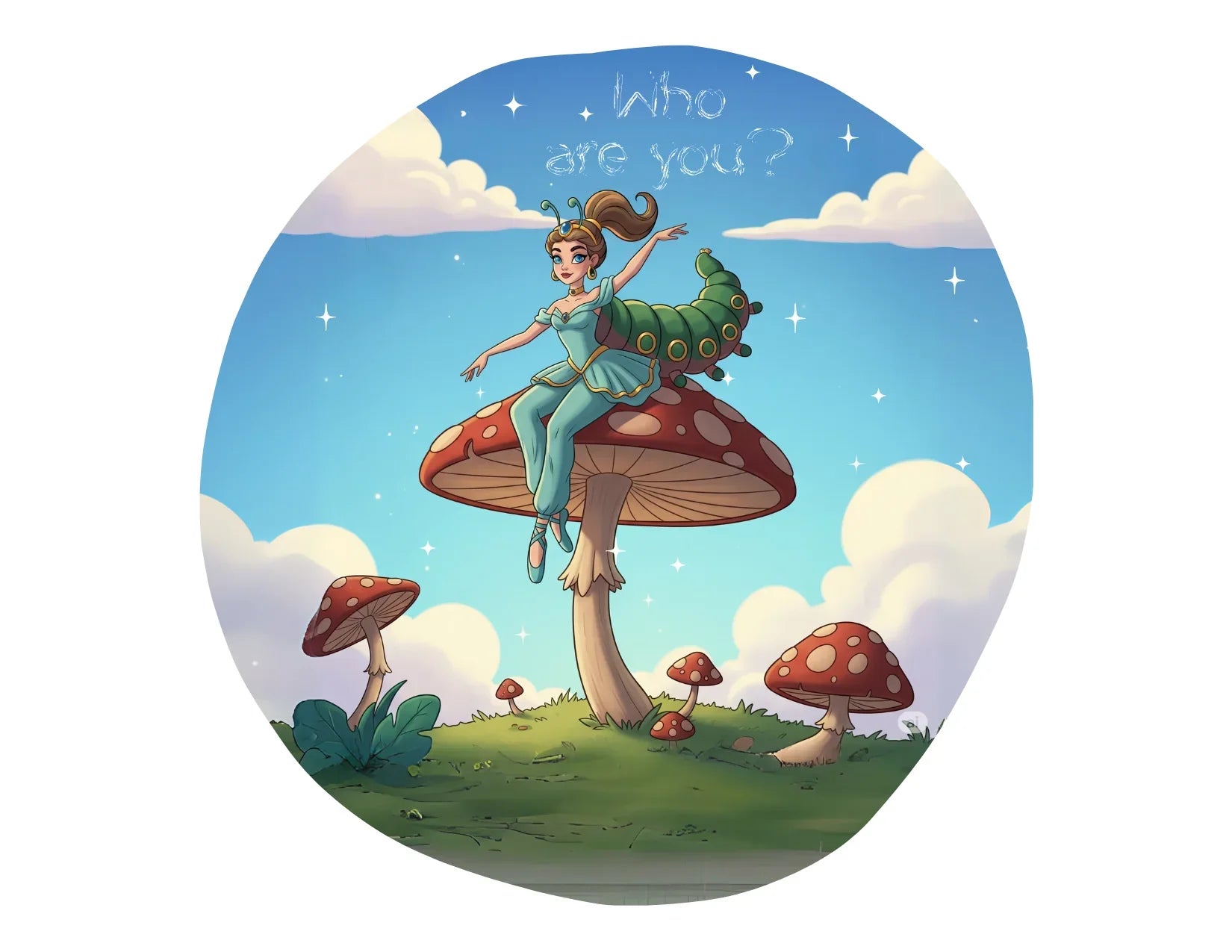 Alice in Wonderland Ballet "Who Are You?" Youth Tee - Whippie's